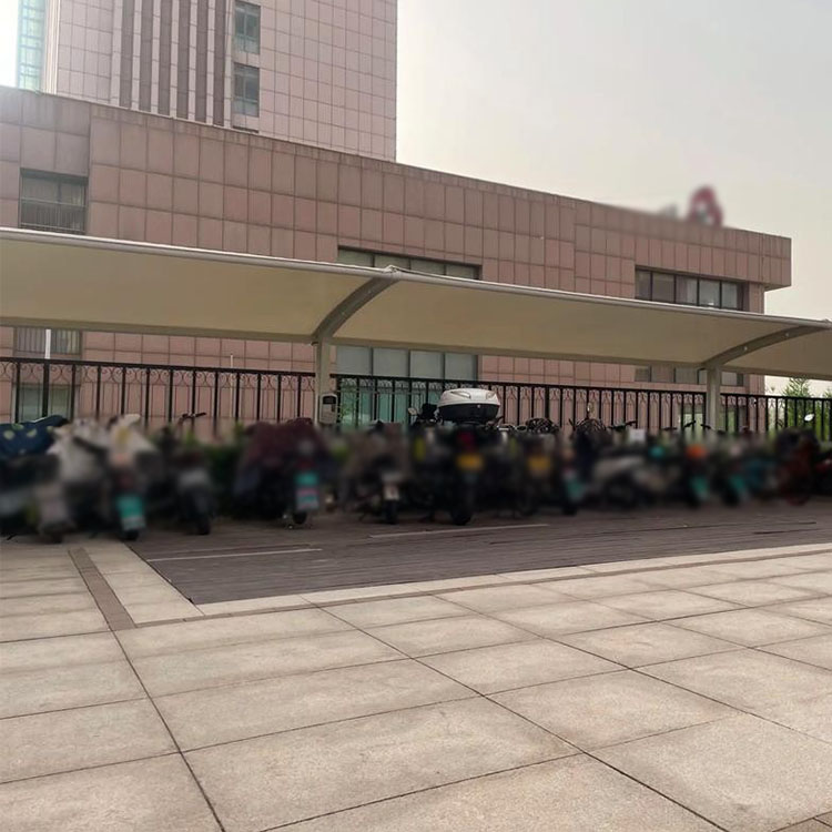 西安膜结构电动车棚